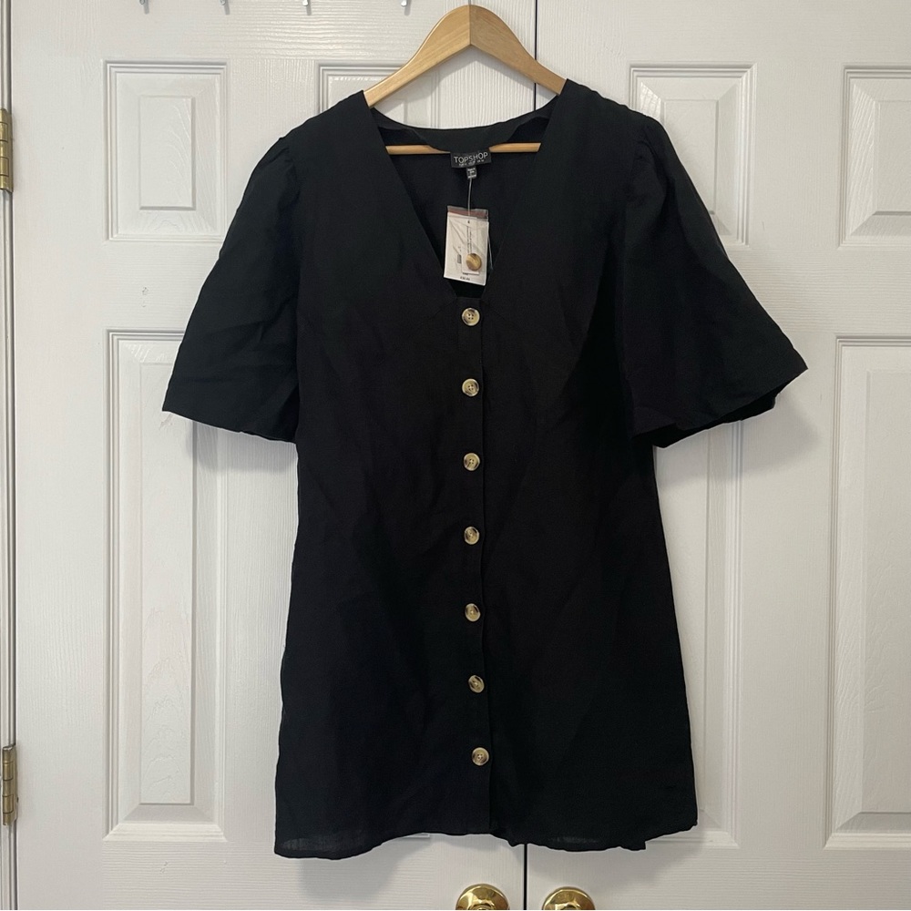 NWT Topshop Linen Dress